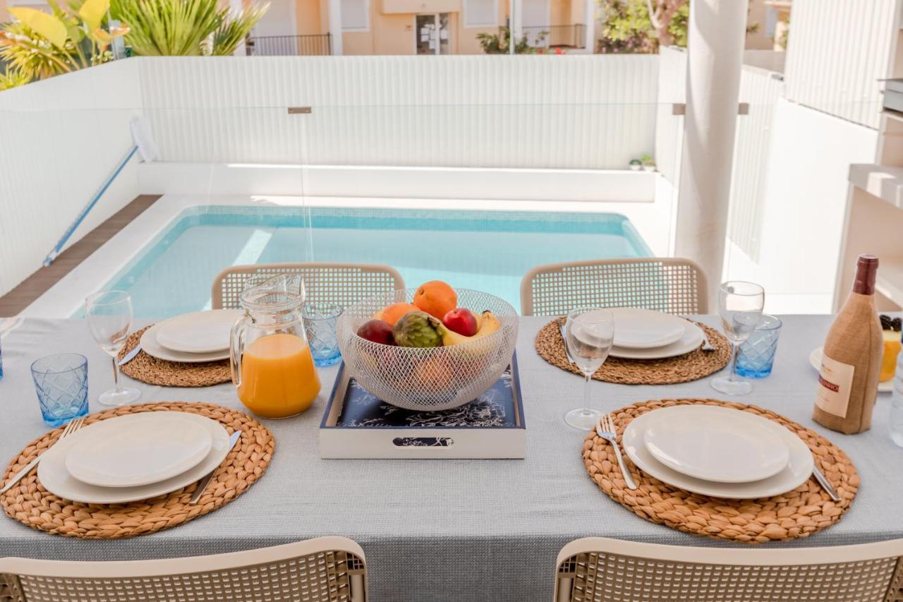 Seascape Villa Private Pool & Rooftop Jacuzzi With Sea View Near Manta Rota Beach Vila Nova de Cacela Eksteriør billede
