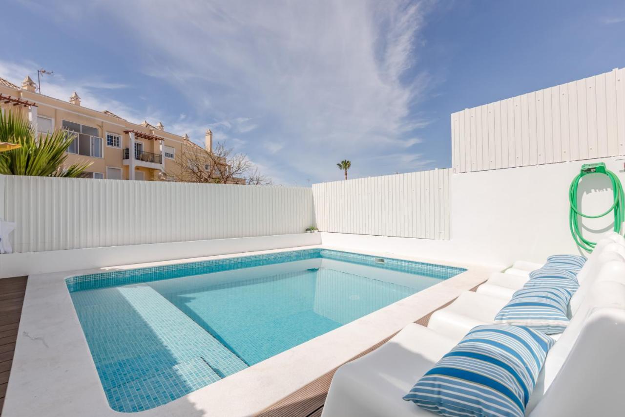 Seascape Villa Private Pool & Rooftop Jacuzzi With Sea View Near Manta Rota Beach Vila Nova de Cacela Eksteriør billede