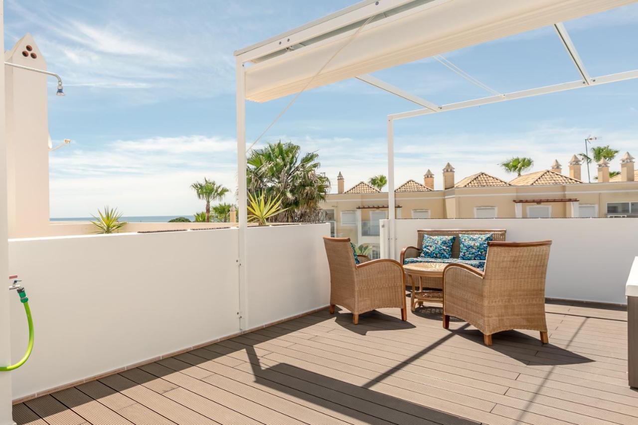 Seascape Villa Private Pool & Rooftop Jacuzzi With Sea View Near Manta Rota Beach Vila Nova de Cacela Eksteriør billede